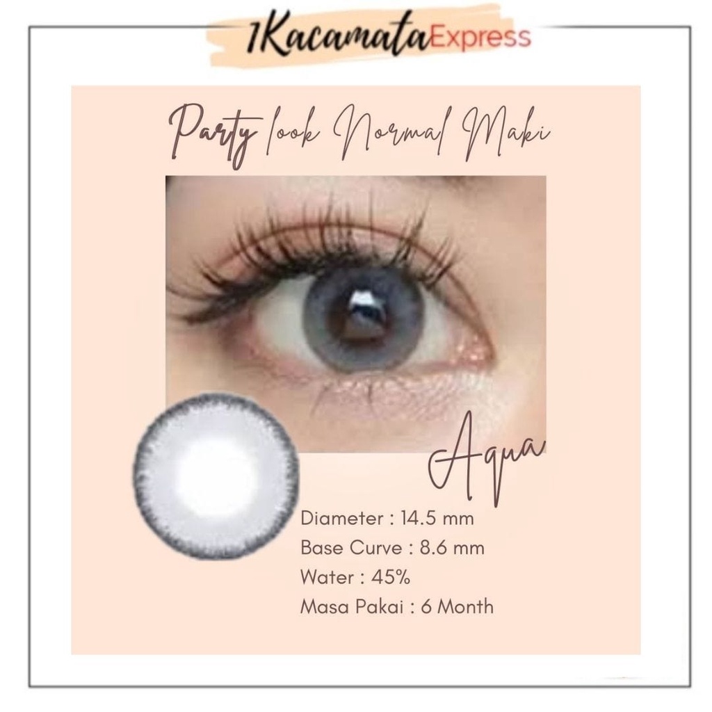 SOFTLENS WARNA NORMAL PARTY LOOK MAKI