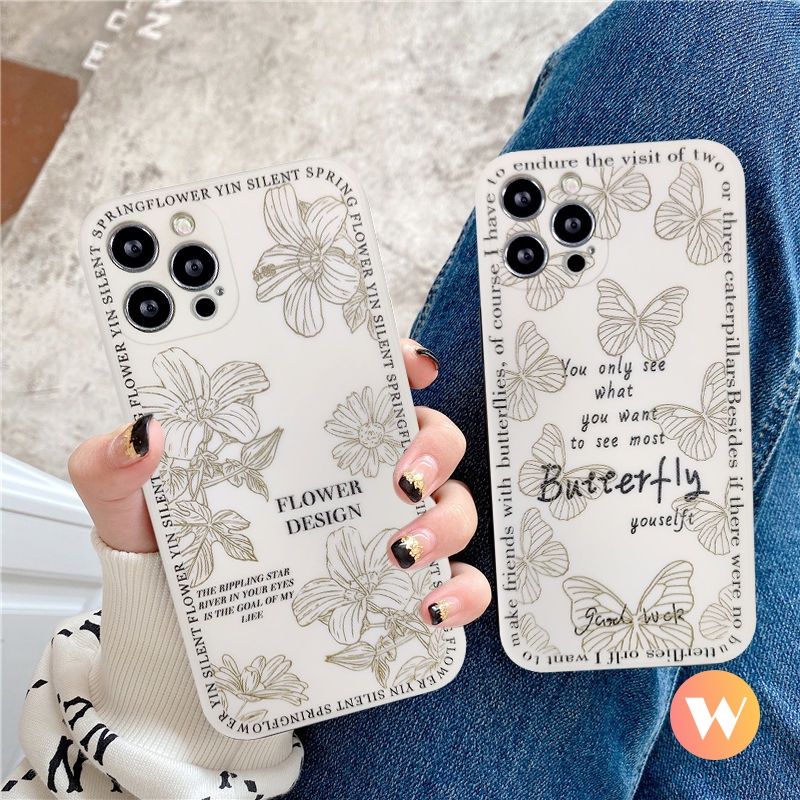 Butterfly Soft Case TPU Motif Kupu-Kupu Untuk Vivo Y20S G Y15S Y15A Y21 Y12I Y21S Y12S Y33A Y33T Y20I Y20S Y21T Y01 Y5A Y30 Y12G Y01