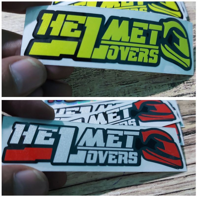 STICKER HELMET LOVERS