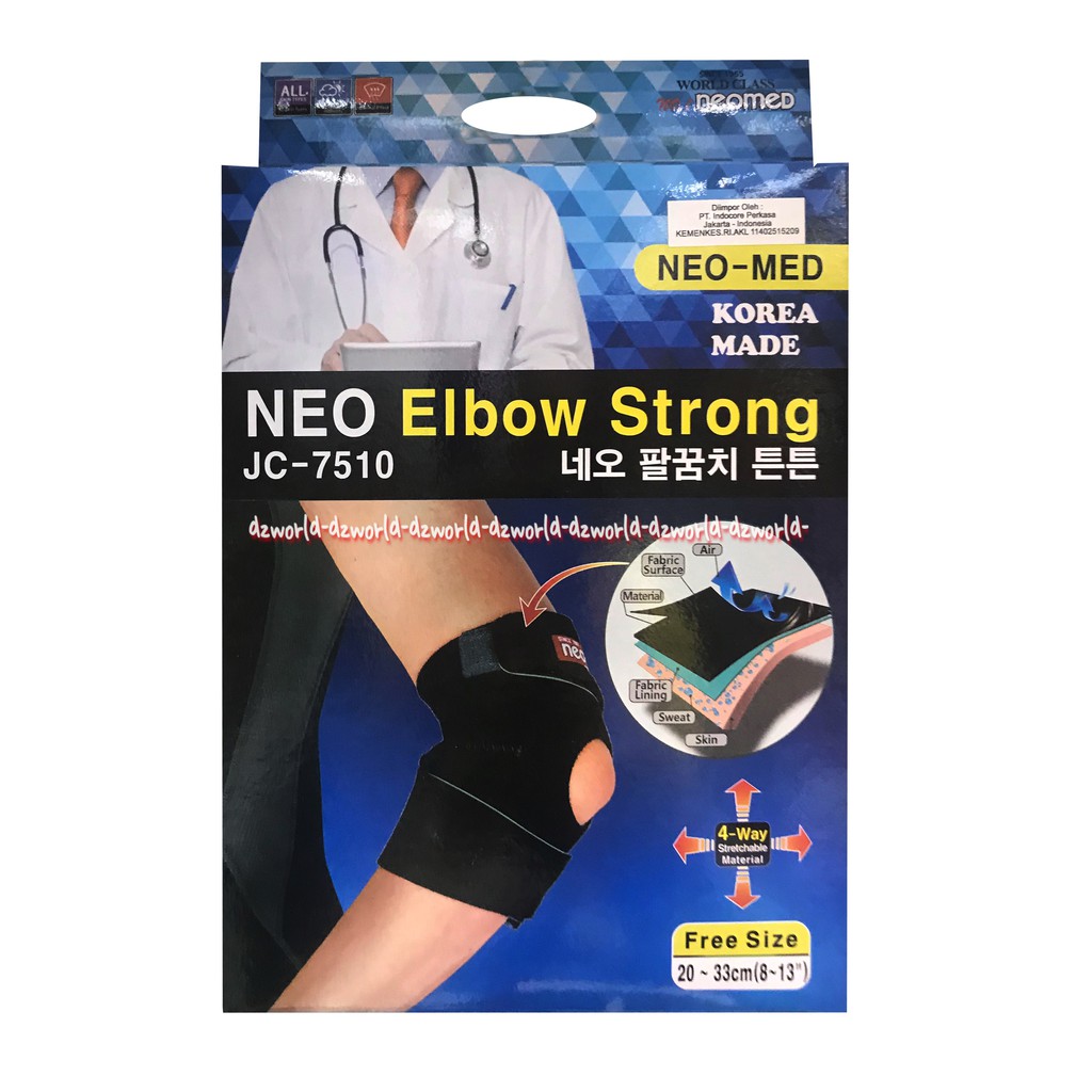 Neo-Med Neo Elbow Strong Jc-7510 Alat Pelindung Persendian Siku Saat Olahraga Neo Med