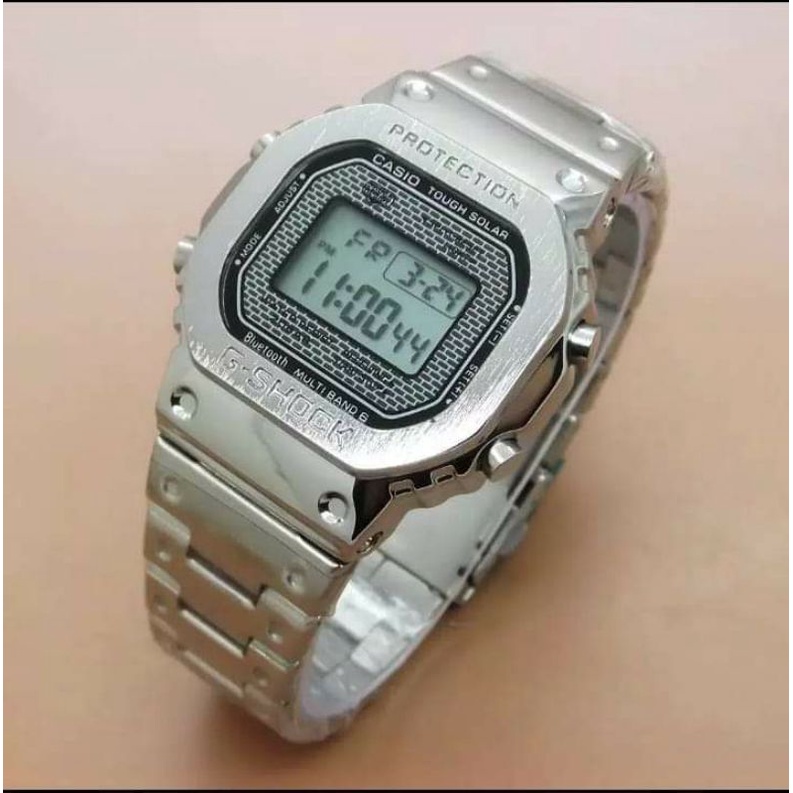 PROMOJAM TANGAN G-SHOCK ORIGINAL RANTAI STAINLESS STEEL