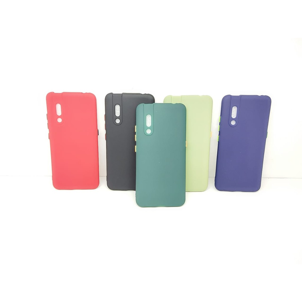 SMPC TPU Vivo V15 Pro 6.39 inchi SoftCase Macaron Protection Camera inch SoftCase Macaron Protection