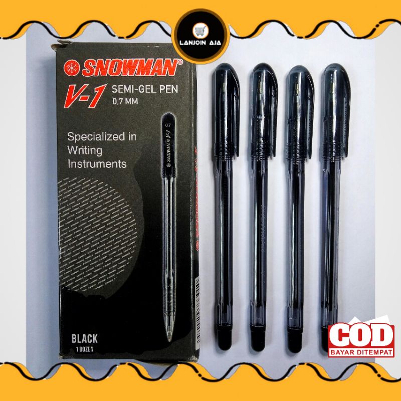 

Pulpen Snowman Hitam Pulpen Snowman V1 Semi Gel Pen Pena Murah