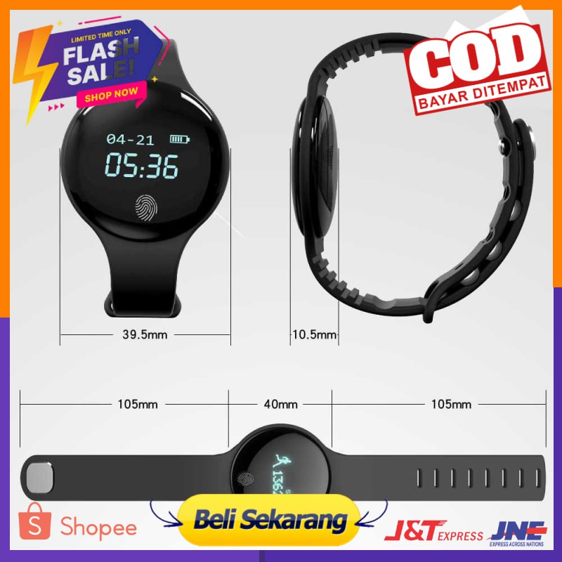 SYNOKE FitBand Jam Tangan Smartwatch Smartwatch Murah /Jam Tangan  Digital Pedometer- 9200