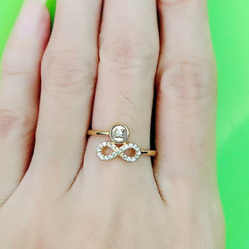 Cincin infinity full mata sinar kadar 700