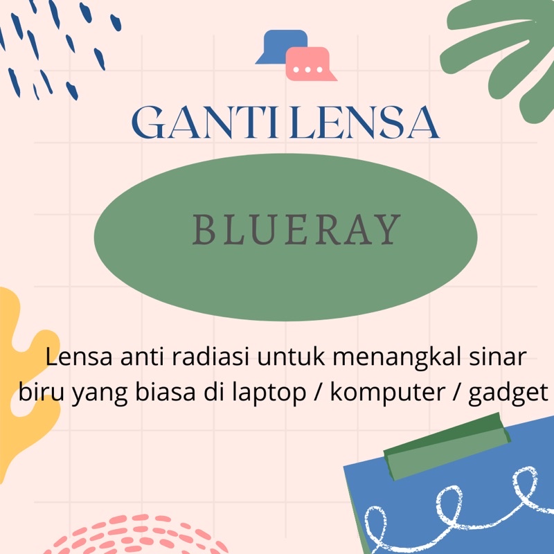 LENSA BLUERAY (MATA NORMAL DAN MINUS)