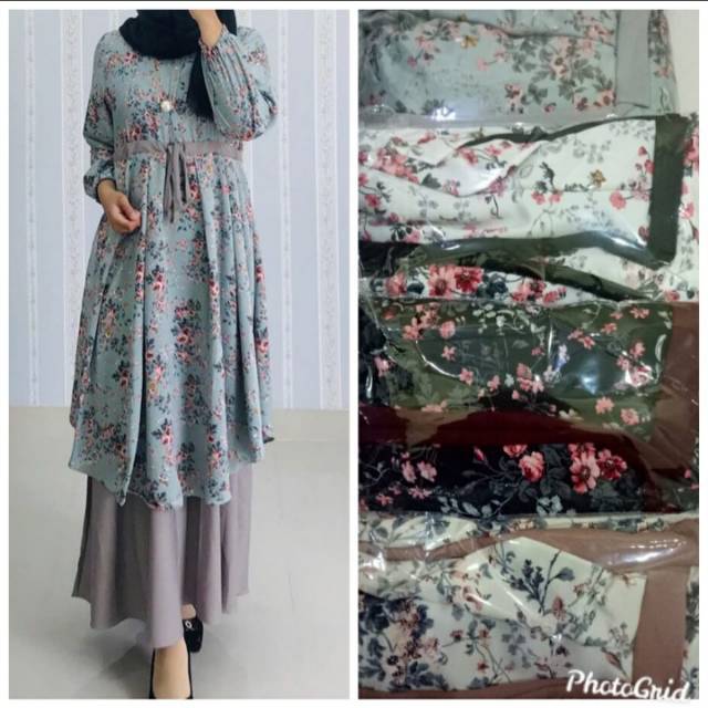Gamis bunga sakura