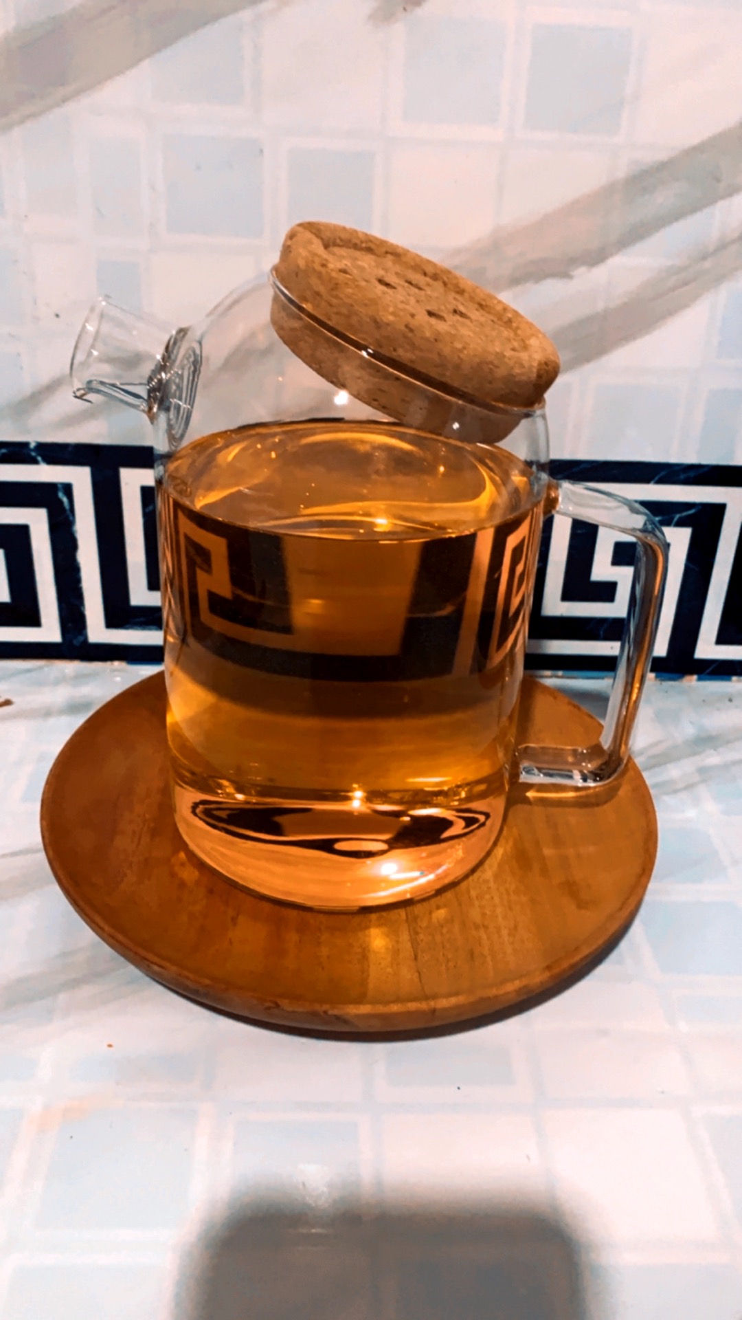 [domma Living] Ollam - Teko Gelas Kaca Tebal Tahan Panas - Teko Teh Kopi Susu