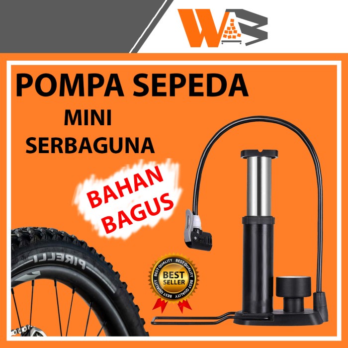 Accesories Aksesoris Pompa Kaki Sepeda Ban Gunung Mtb Portable Mini