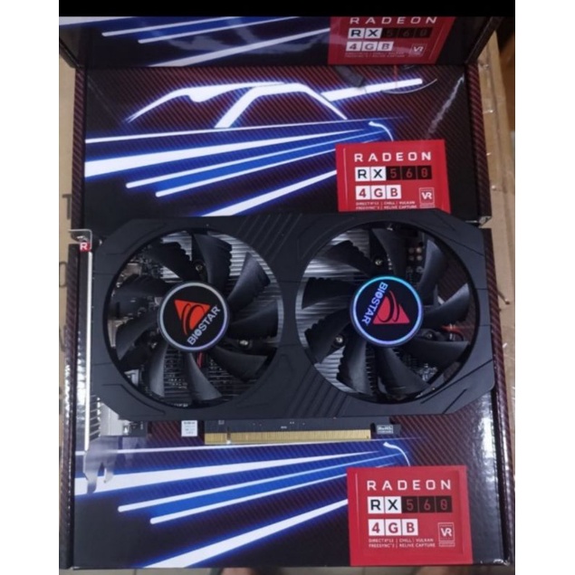 VGA BIOSTAR RX 560 4GB DDR5