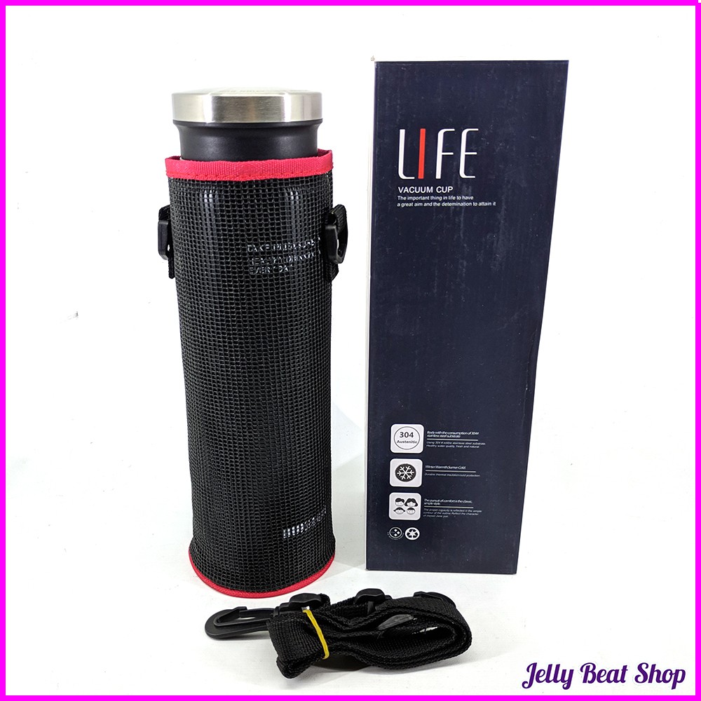 TERMOS LIFE VACUM BOTTLE / BOTOL TERMOS / TERMOS AIR PANAS BONUS TAS