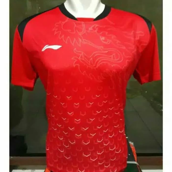 Jersey Baju kaos badminton tenis meja Lining Li-Ning impor SKN 3