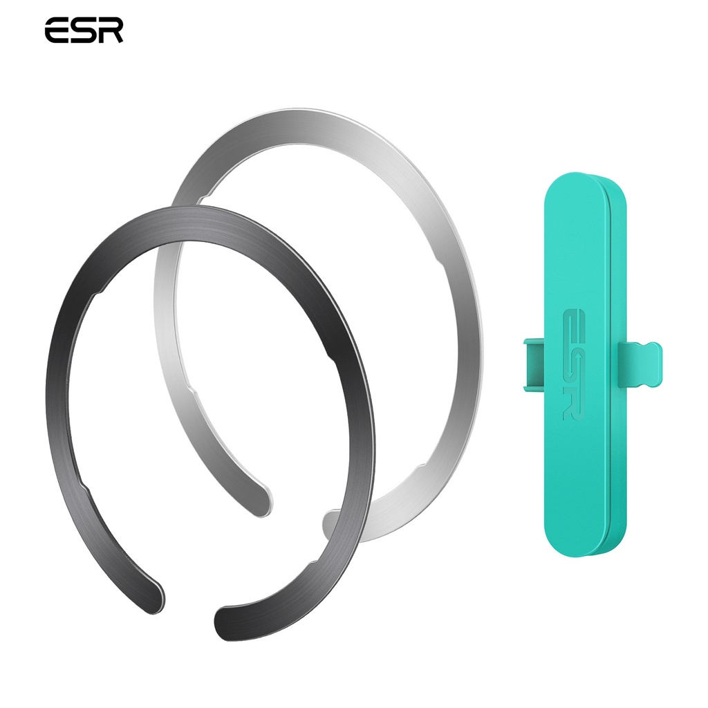 ESR MagSafe HaloLock Ring Magnetic Universal For Case TPU PC Samsung iPhone Wireless Charging