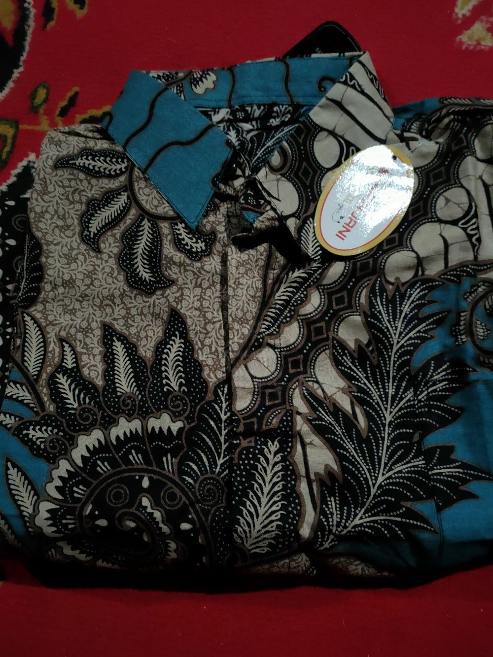 Baju Batik Pria Slimfit Big Size M L Xl Xxl Atasan Kemeja Batik Lengan Panjang Original