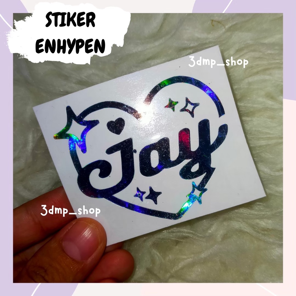 stiker hologram ENHYPEN all member