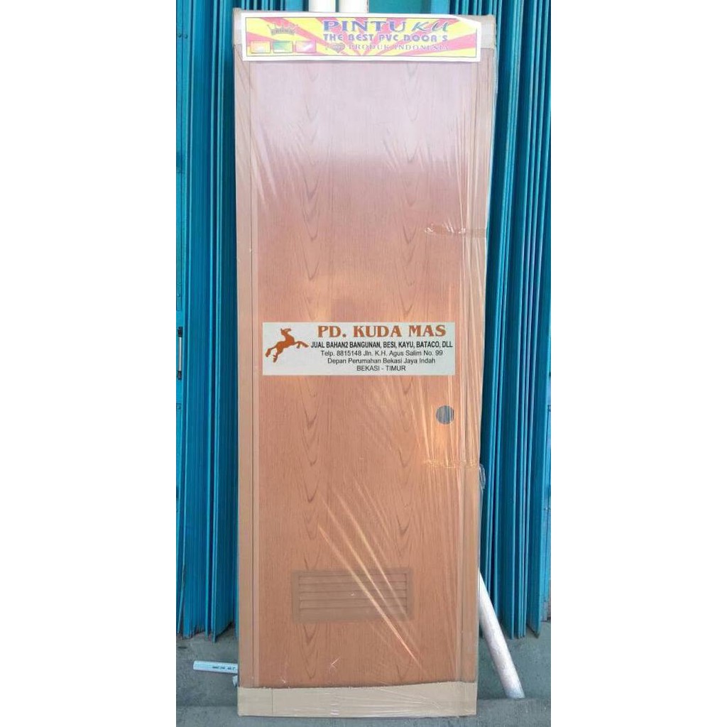 Best- Pintu Pvc Kamar Mandi Polos Coklat