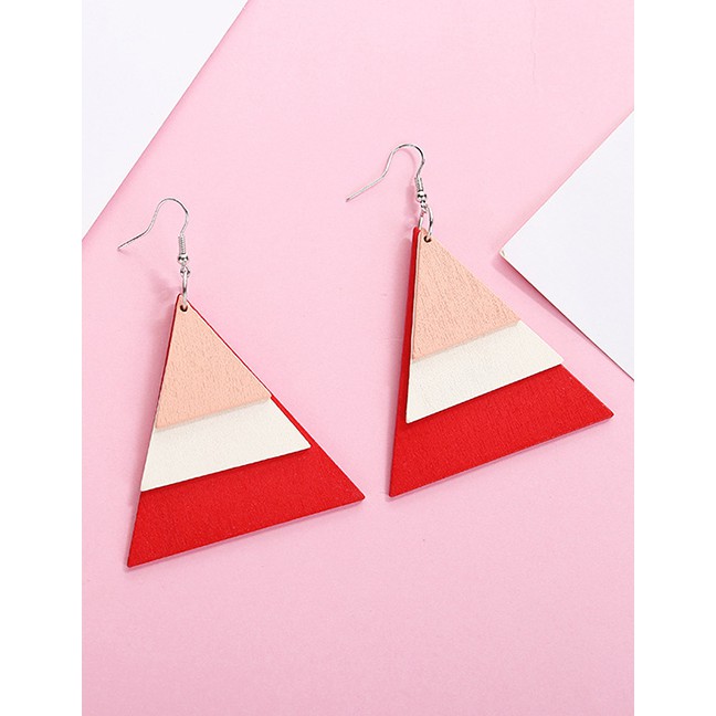 LRC Anting Gantung Fashion Triangle Shape Design F1129X