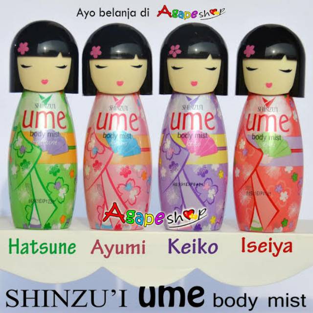 Shinzui ume body mist jepang