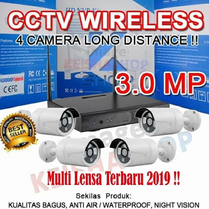 Promo WIRELESS CCTV / KAMERA CCTV / CCTV / PAKET CCTV Murah