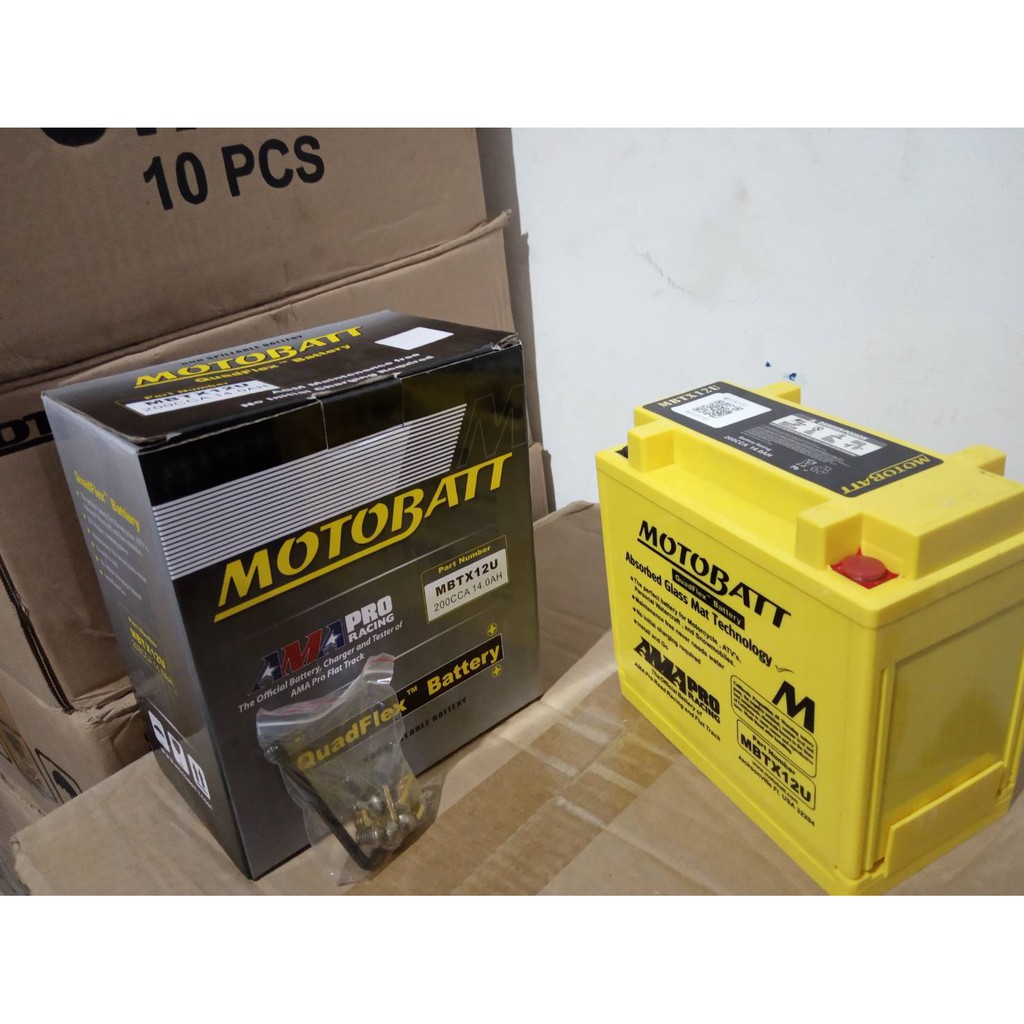 Motobatt MBTX12U 14 AH CCA 220