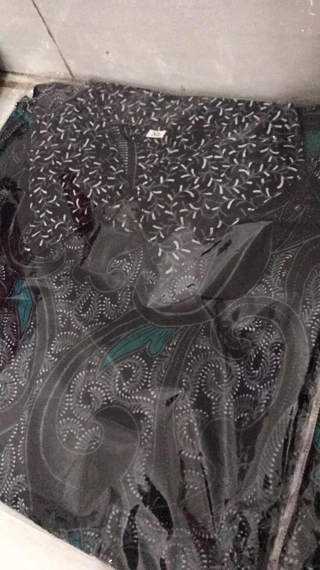 Batik Couple Keluarga Sania Ruffle Ori Ndoro Jowi Dnt Teruntum Dimensi Abu