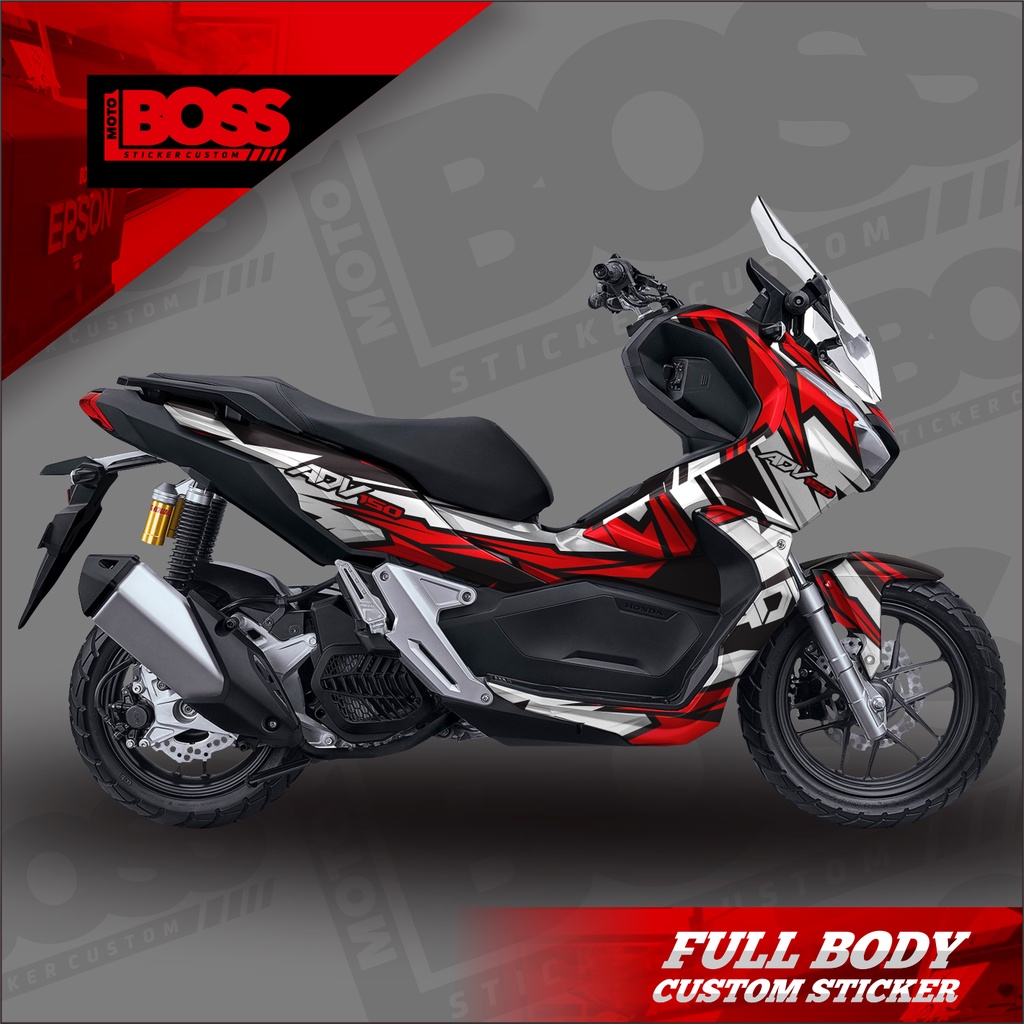 Decal Sticker Stiker Honda ADV 150 Full Body Motif Racing Team