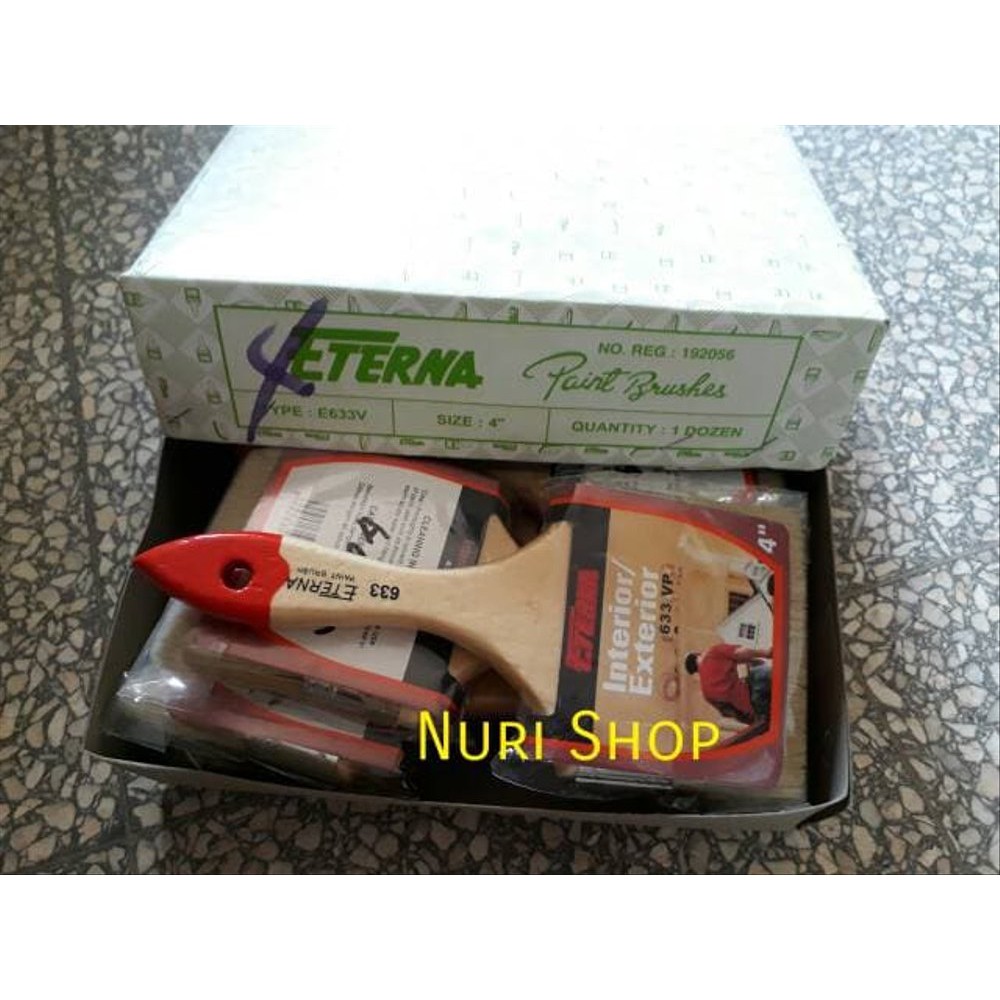 

KUAS CAT ETERNA 4 in atau 4inch - HARGA PER LUSIN Murah