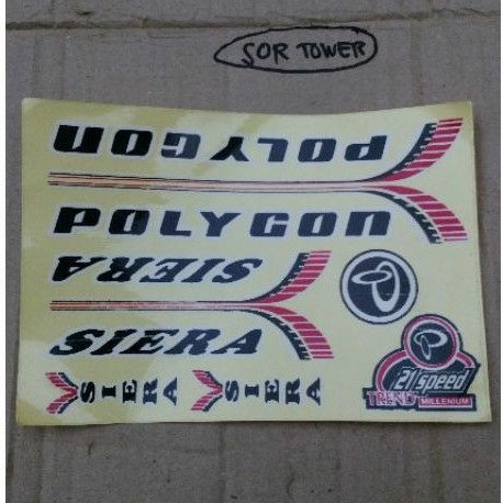 Sticker POLYGON MINI SIERA CTB