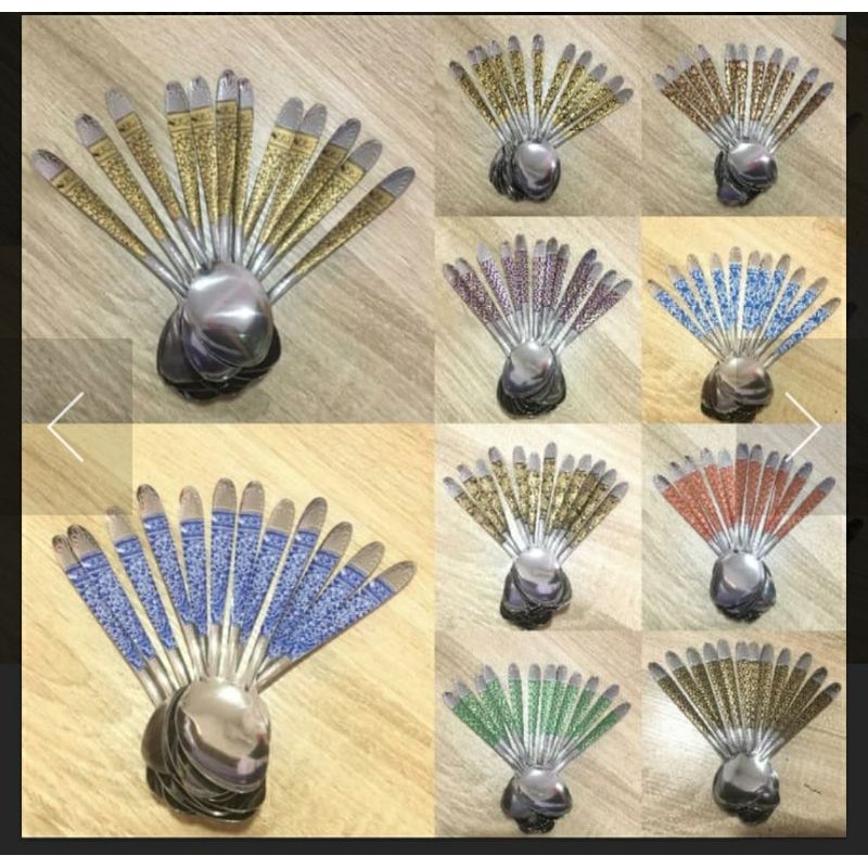 sendok batik lusinan