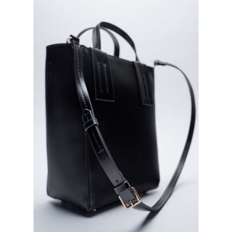 zara bag black new
