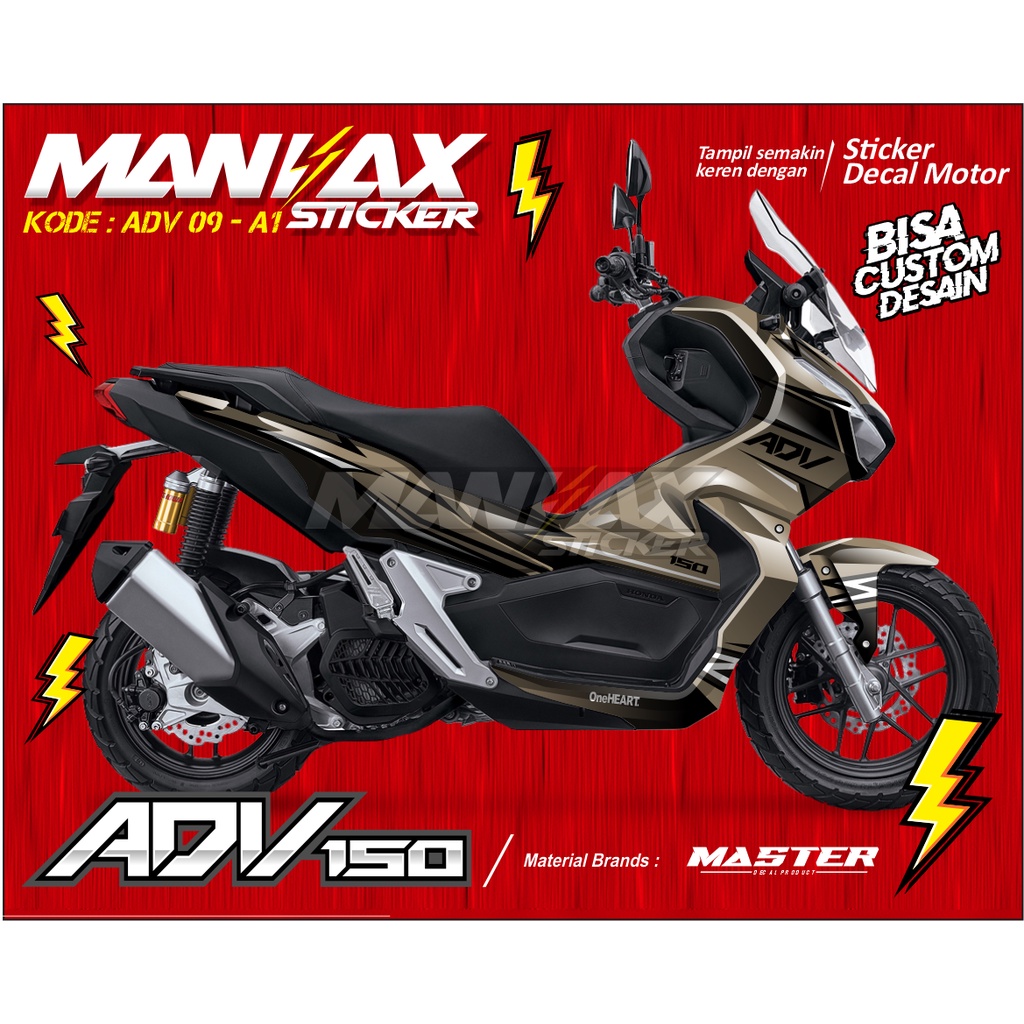 Decal Stiker Motor ADV 150 / Sticker Fullbody ADV 150 / Decal ADV 150