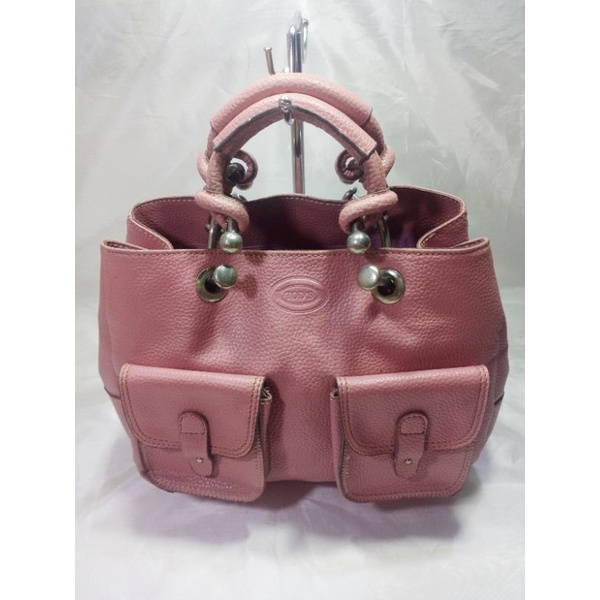 Tas Kulit Handbag Wanita Preloved Brandd Tod's Top Handle Bag