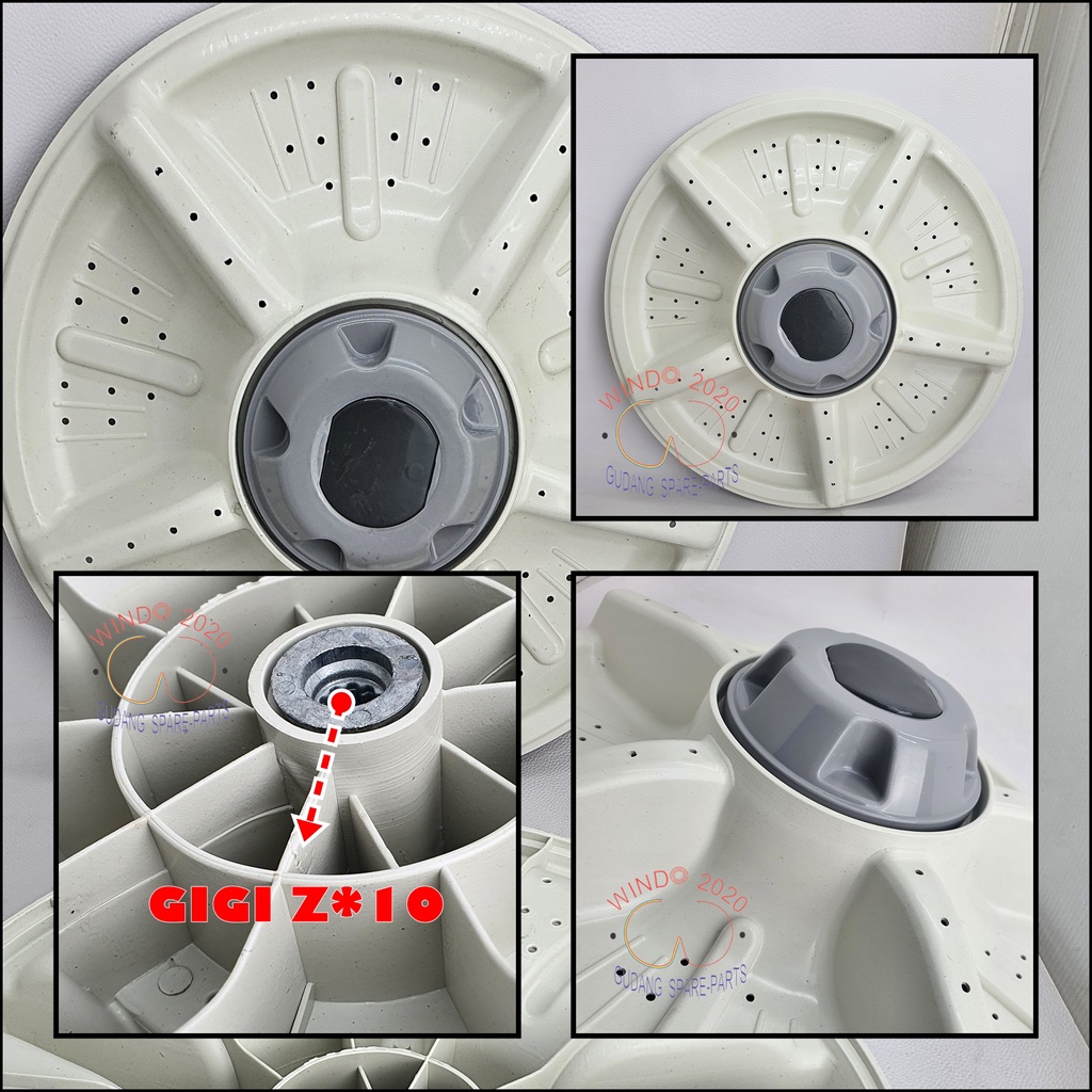 PULISATOR MESIN CUCI SHARP | PULSATOR SHARP | PULLYSATOR MESIN CUCI SHARP 2 TABUNG