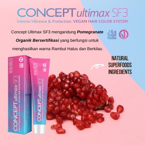 ★ BB ★ Makarizo Professional Concept Ultimax Hair Color SF3 Tube - 90mL