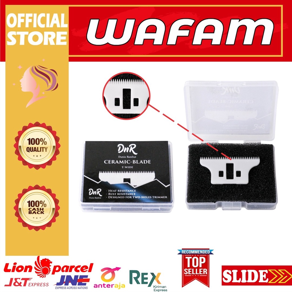 BLADE KERAMIK TRIMMER WAHL/MATA PISAU MESIN CUKUR CERAMIC BARBER T-WID