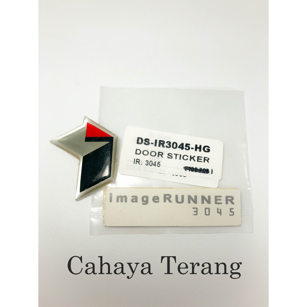 Door Sticker Mesin Fotokopi Canon IR 3045 DS IR-3045-HG Import