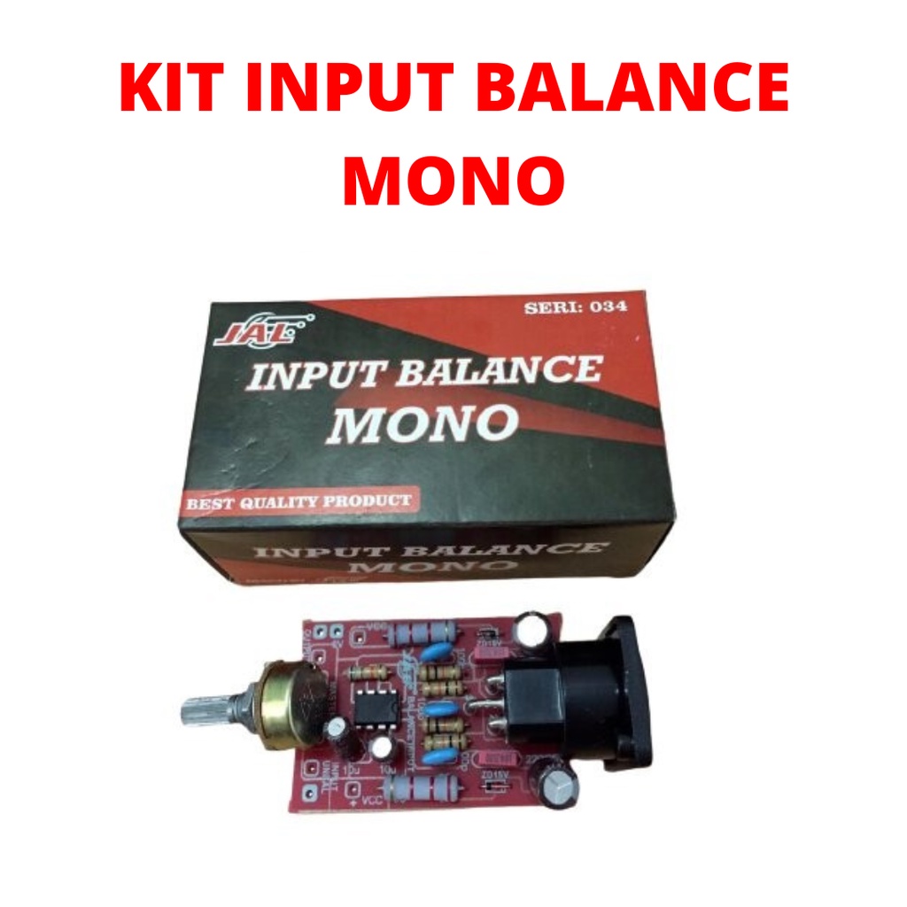KIT DRIVER INPUT BALANCE MONO MESIN IN BALAN IMPUT BLANCE ANTI NOISE MODUL PENGHILANG NOIS GATE PERE