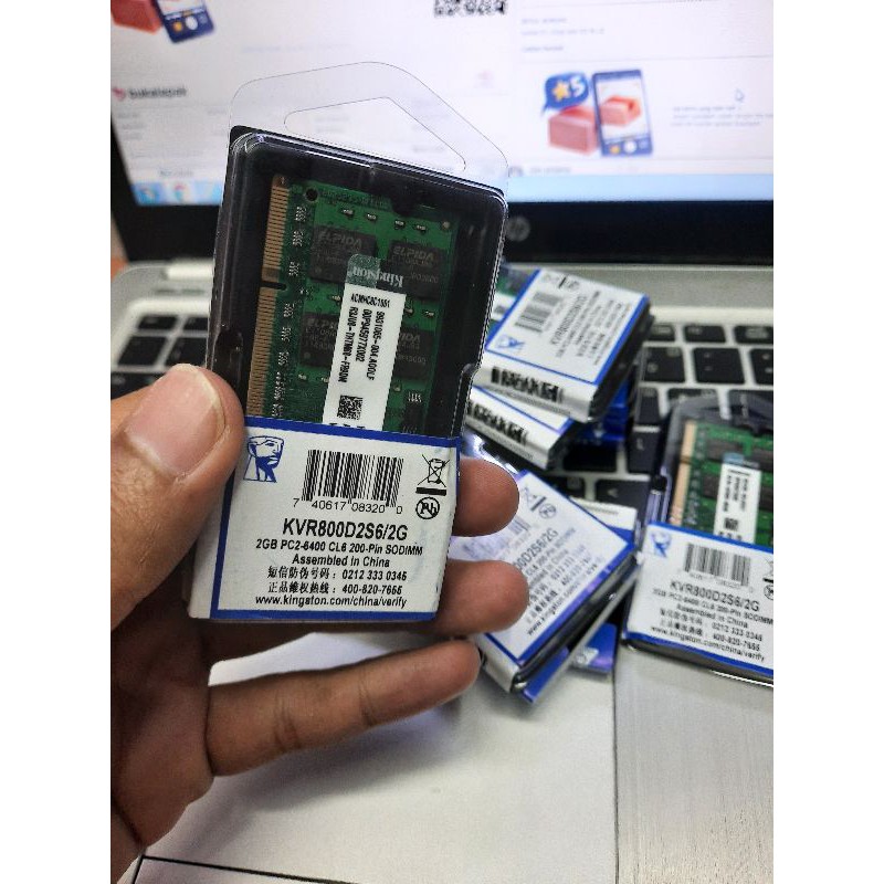 Ram sodim laptop DDR2 2gb Baru