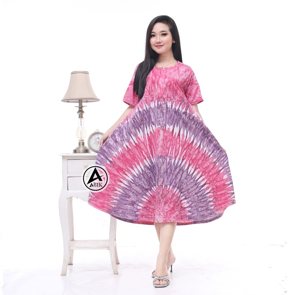 DASTER KAOS JUMBO PAYUNG TIEDYE MURAH ADEM CANTIK