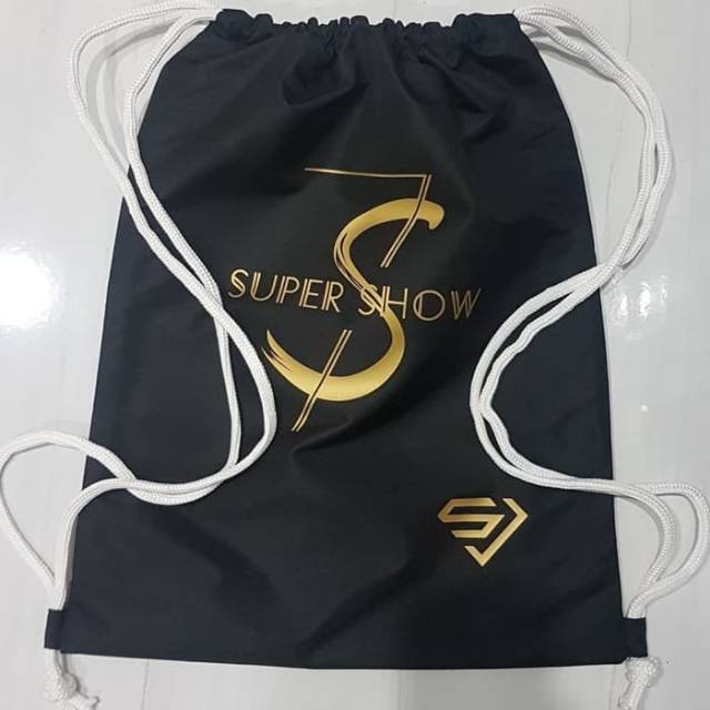 Tas serut ransel super junior super show 7 string bag kpop