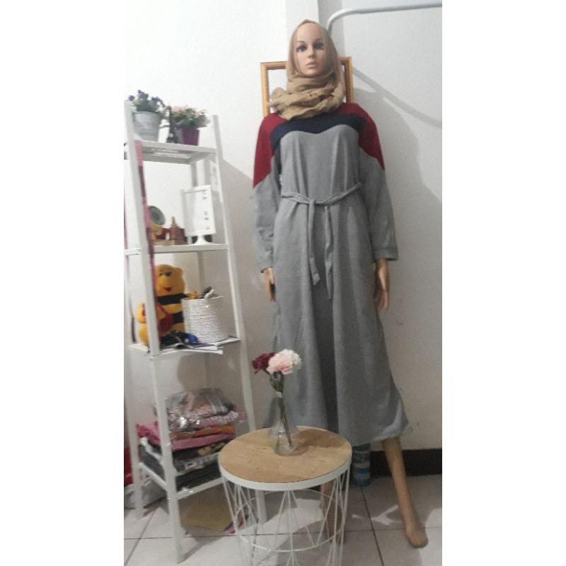 Gamis sabrina 3 warna