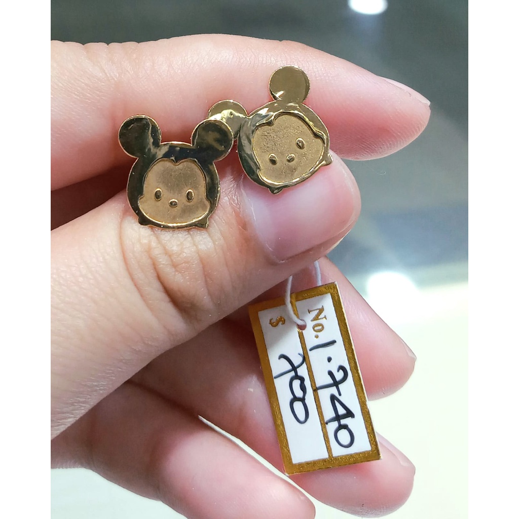 Anting Emas Tusuk Tsum Tsum Kadar 70% 1.74 Gram