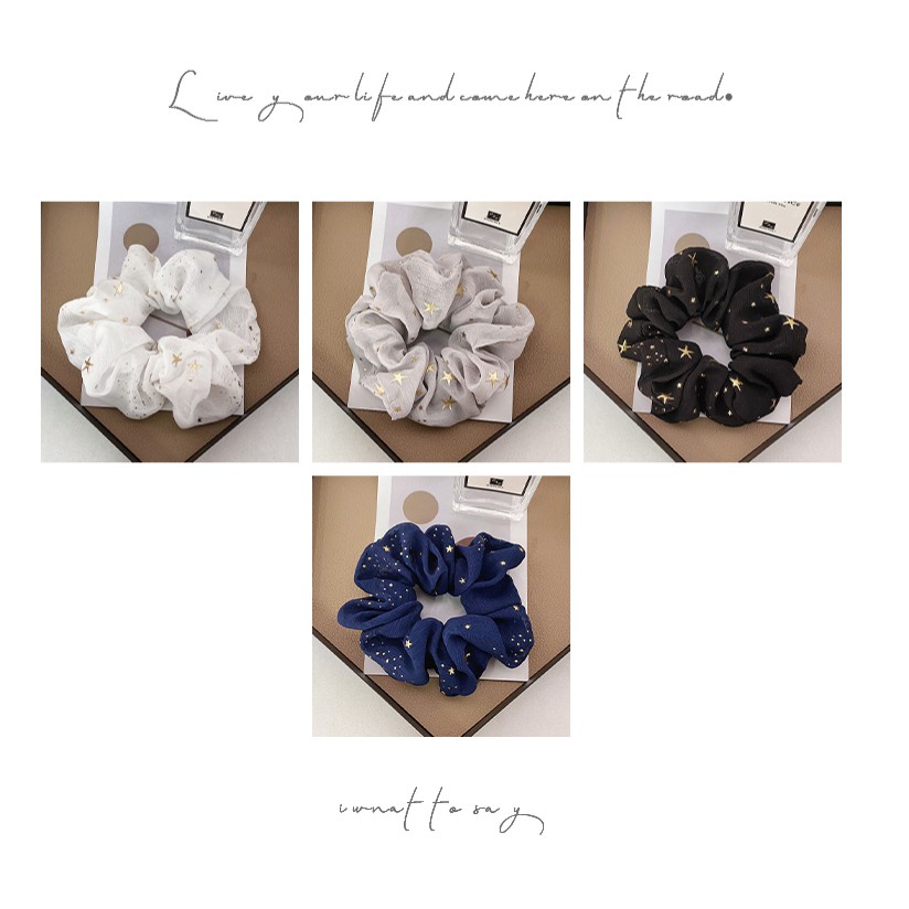 Scrunchie Kuncir Ikat Rambut / Iket rambut wanita Hijab random ecer