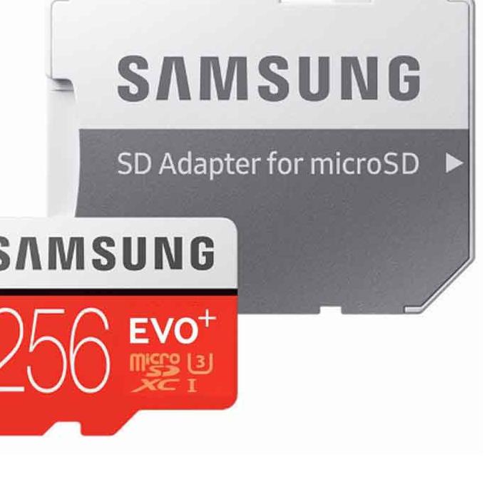 ❂ Ready Samsung EVO Plus U3 Memory Card 256GB C10 TF Card Micro SD 256G + Adapter ✪