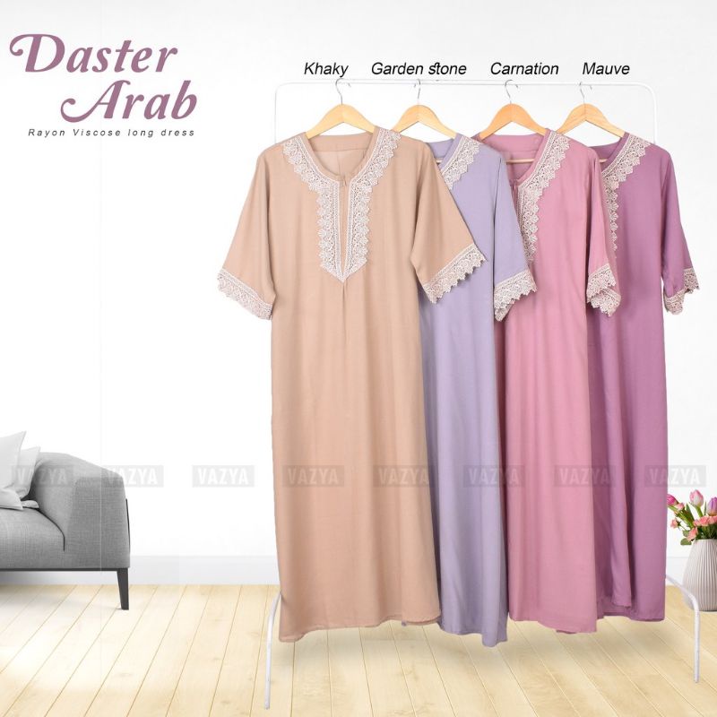 Daster Arab Long Dress Rayon Viscosa