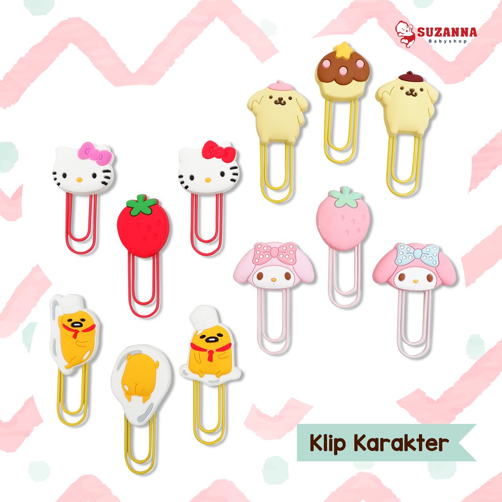 

Klip Karakter 3 pcs / Paper Clip / Klip Kertas