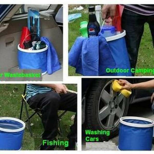 Ember Lipat Portable Ember Cucu Mobil Motor / Foldable Bucket Waterproof