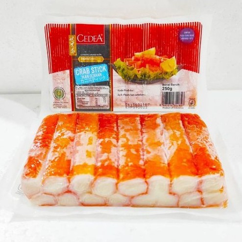 

Cedea Crab Stick, Stik Daging Kepiting, Kemasan 250gr