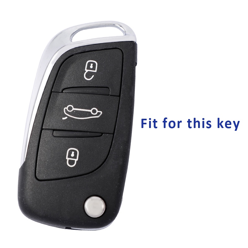 Casing Kunci Mobil Model Flip Bahan TPU Untuk Peugeot Citroen C1 C2 C3 C4 C5 DS3 DS4 DS5 DS6