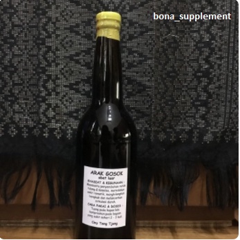 Arak Gosok Oey Teng Tjong 600ml Botol Kaca